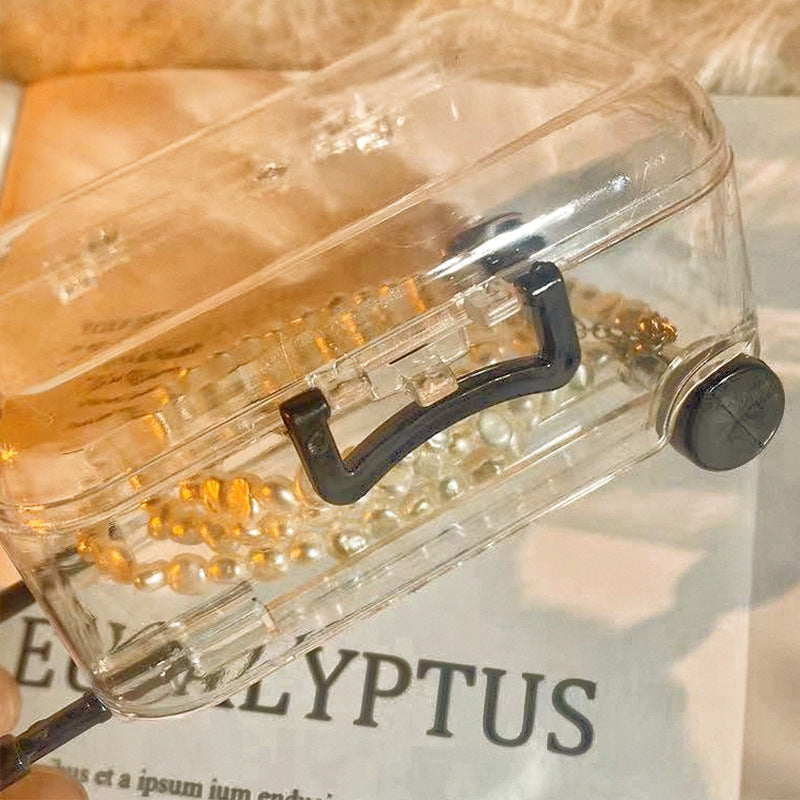 Caja plástica al por mayor del almacenamiento del equipaje de la mini carretilla